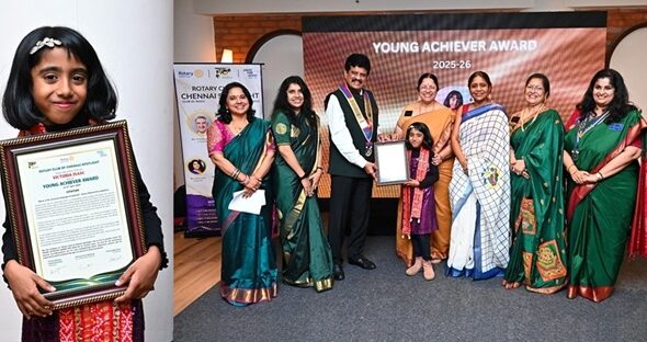 8-Year-Old-Musical-Prodigy-Victoria-Isaac-Honored-with-Prestigious-Young-Achiever-Award-by-Rotary-Club-of-Chennai-Spotlight