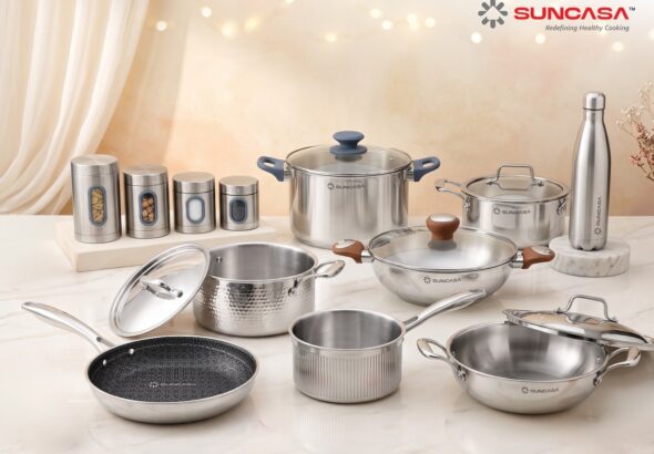SUNCASA Brings Premium 304 Grade Stainless Steel Cookware to Indian Kitchens This Diwali