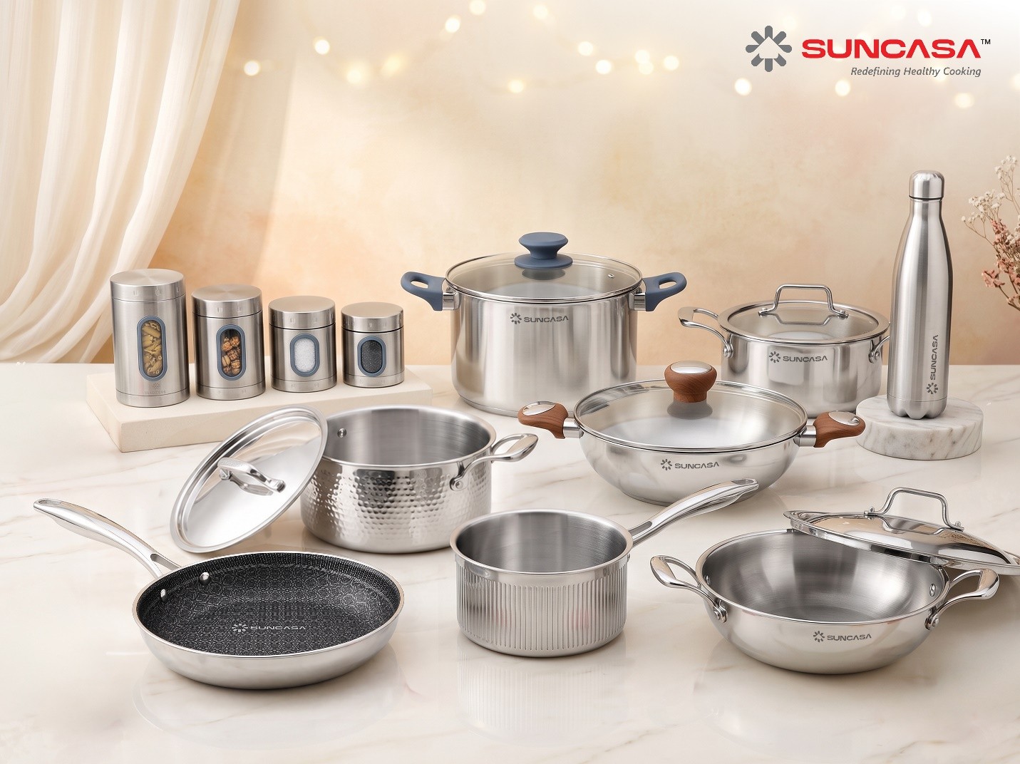 SUNCASA Brings Premium 304 Grade Stainless Steel Cookware to Indian Kitchens This Diwali
